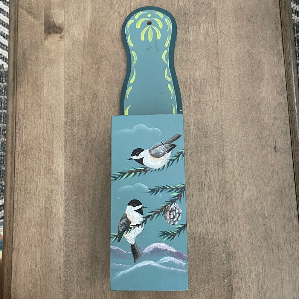 Nature Themed Tall Match Holder